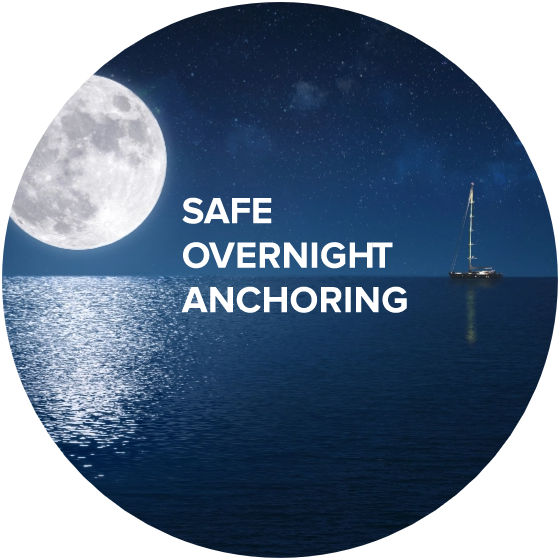 safe anchoring over night